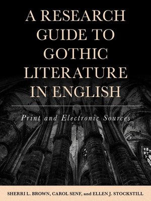 cover image of A Research Guide to Gothic Literature in English
